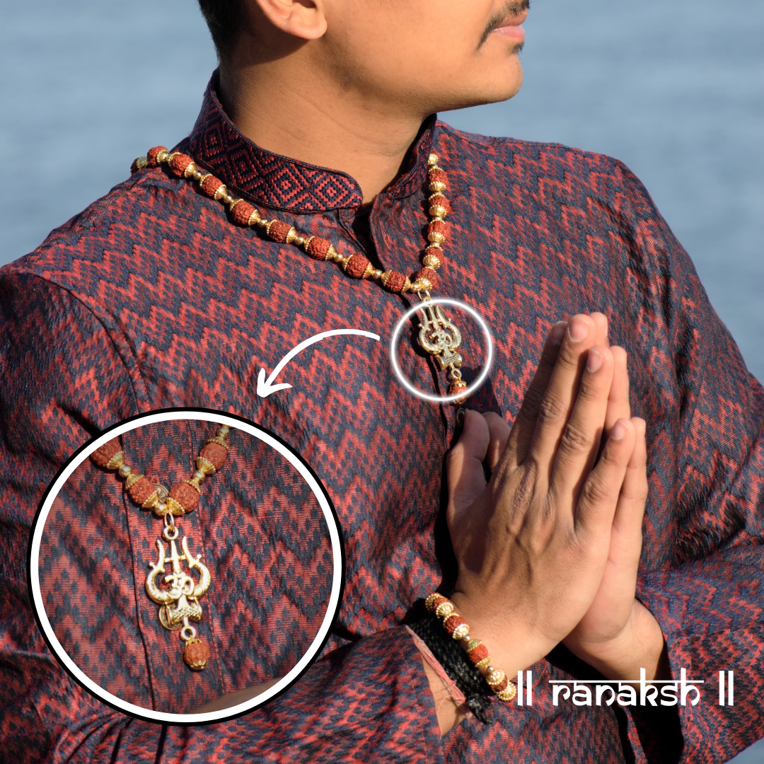 Ranaksh Swastik Trishool Pendent